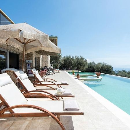 Summerwine Luxury Villa Sea View Private Pool Spartylas Ngoại thất bức ảnh