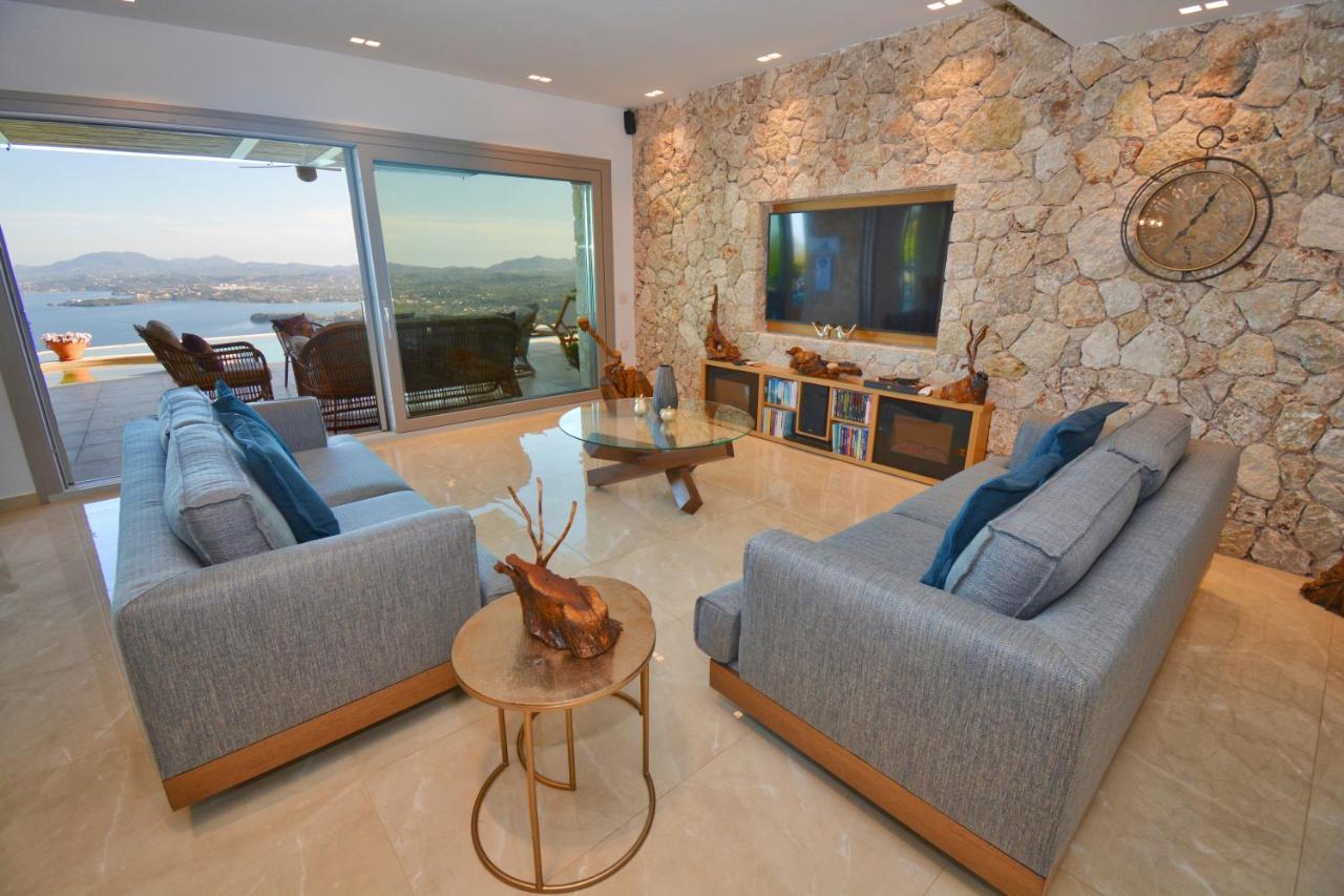 Summerwine Luxury Villa Sea View Private Pool Spartylas Ngoại thất bức ảnh