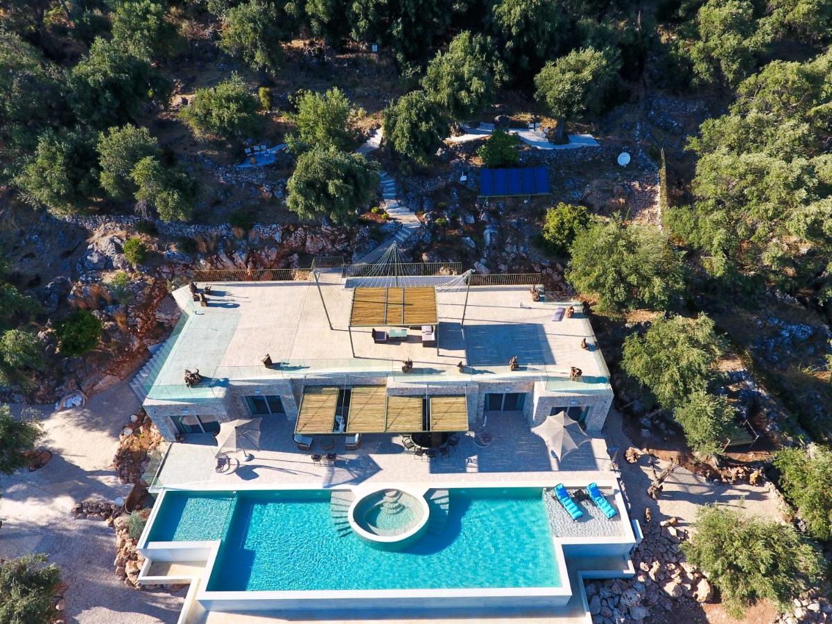 Summerwine Luxury Villa Sea View Private Pool Spartylas Ngoại thất bức ảnh