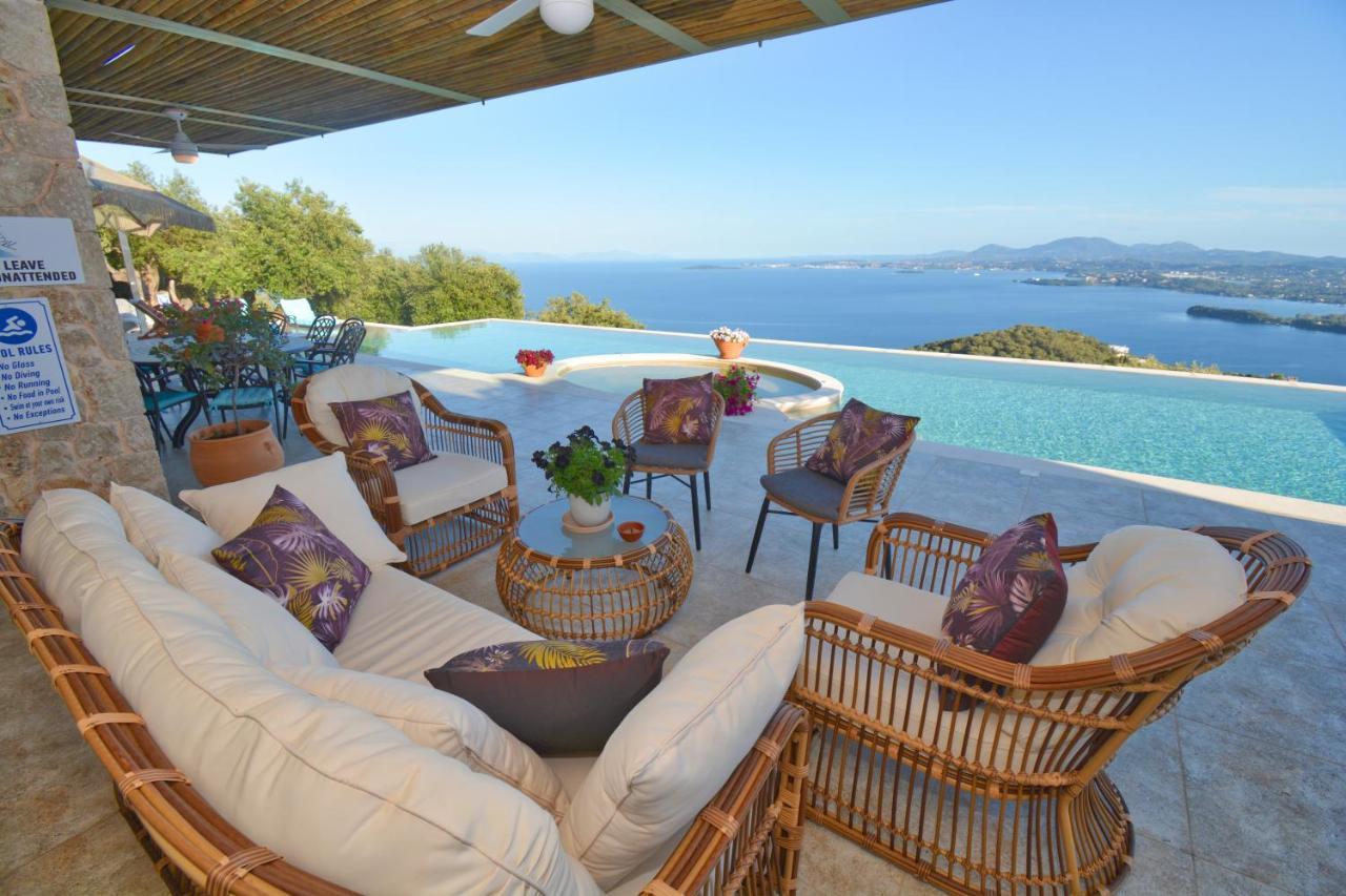 Summerwine Luxury Villa Sea View Private Pool Spartylas Ngoại thất bức ảnh