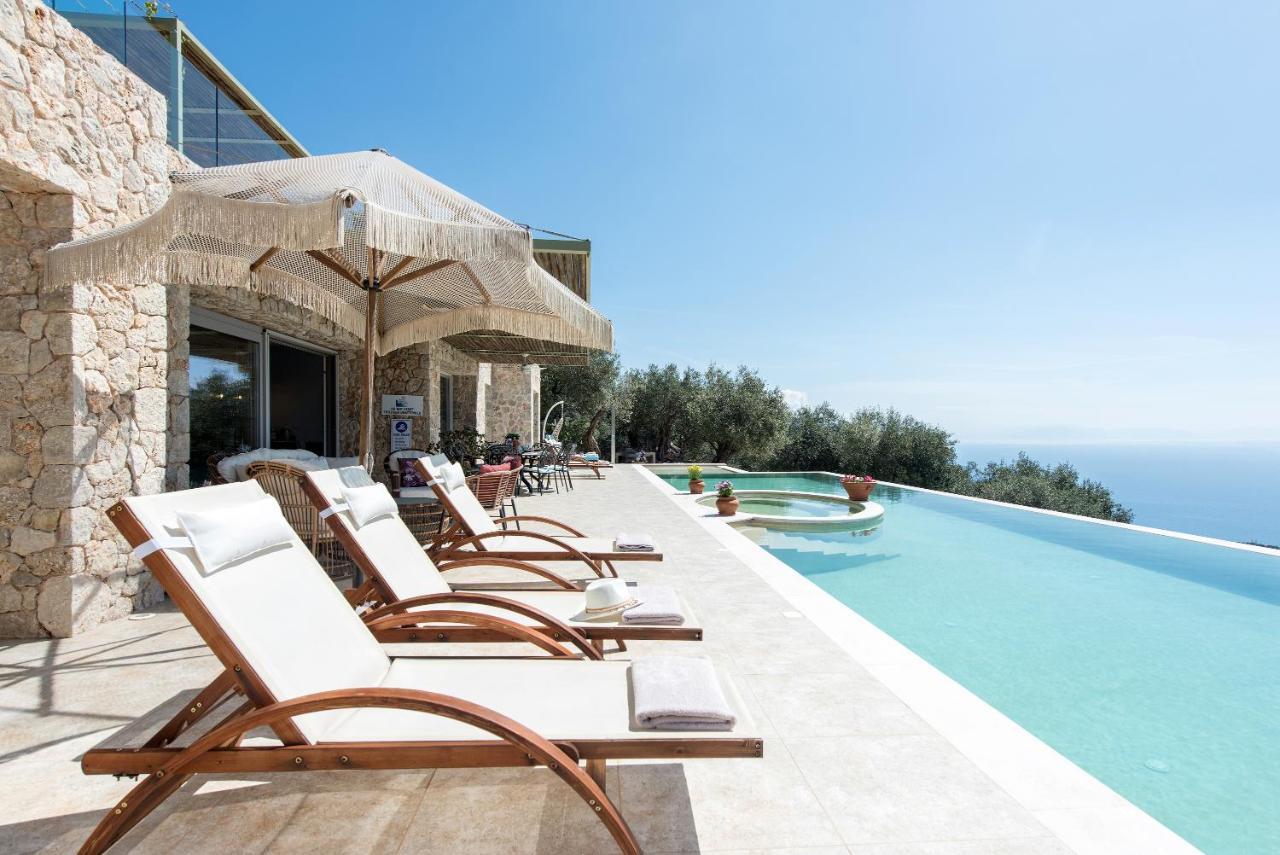 Summerwine Luxury Villa Sea View Private Pool Spartylas Ngoại thất bức ảnh